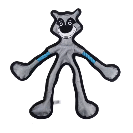 C#Oxford Pet Plush Animal Toys with Cotton Rope Durable Squeaky Dog Chew Toys Interactive Dog Tug Toys