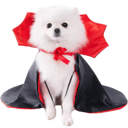 J#Hot Sale Halloween Pet Cape Costume Cat Vampire Cloak Dog Devil Costume Winter & Spring Witch Clothes Accessories for Dogs